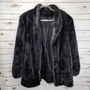 Style IV Ltd Faux Fur Coat Jacket Size 10